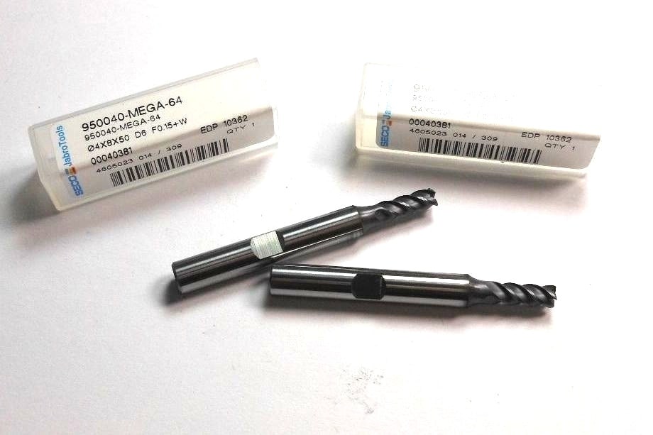 SECO End Mills 950040-MEGA-6410362 (2 Pcs)
