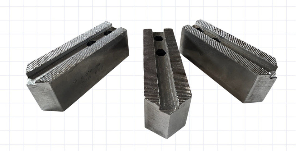 H&R Manufacturing 82 2.00 P 1-3/4" W x 2" H x 5" L Serrated Soft Lathe Chuck Jaw