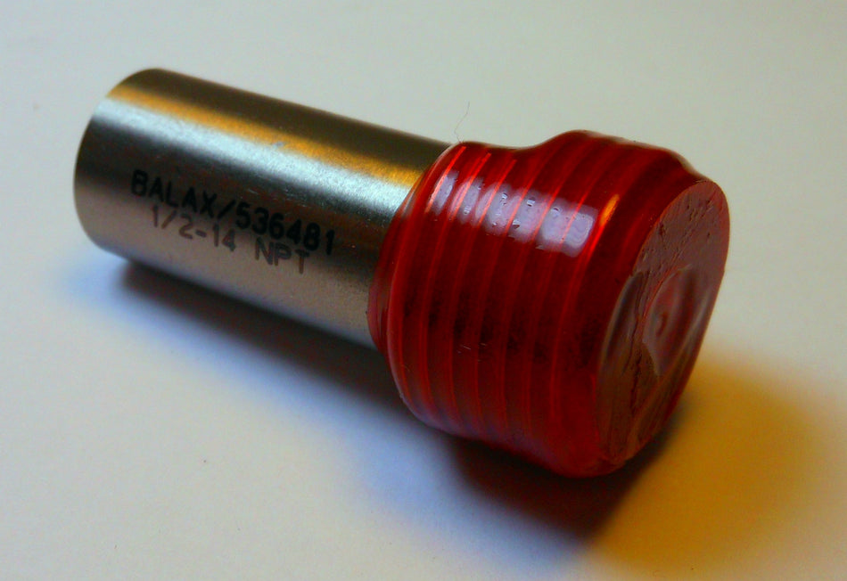 BALAX Pipe Plug Thread Single 1/2-14 Tapered NPT-L1 Handle Size 4