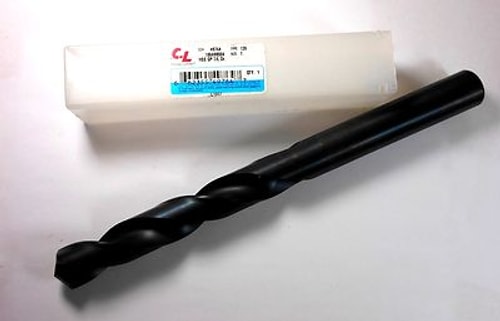 CHICAGO LATROBE Taper Length Drill 1" HSS 118° 6-3/8" x 11" 49764