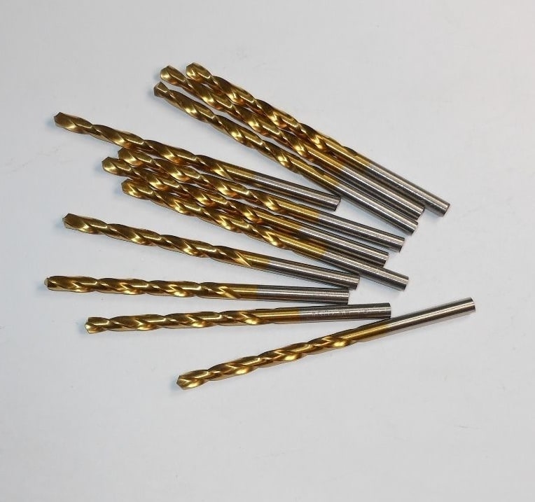 Jobber Length Drills 11/64" HSS 118° TiN 2-1/8" LOC x 3-1/4" (11 Pcs)