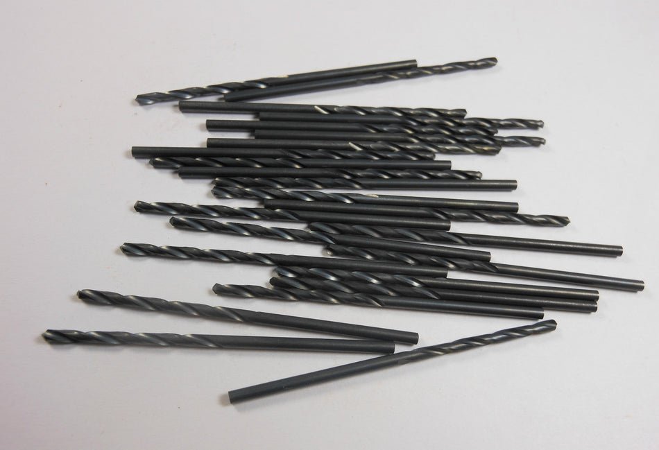 Jobber Length Drills #58 (0.0420") HSS 118° Oxide 11/16" LOC x 1-5/8" (24 Pcs)