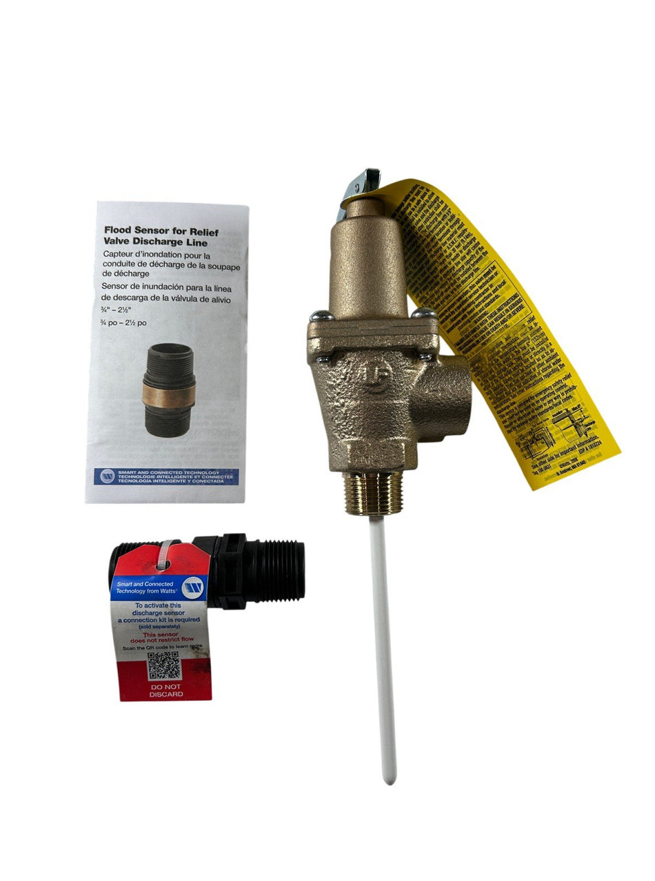 Watts LF40XL-5 3/4" MNPT x FNPT Bronze Temperature and Pressure Relief Valve