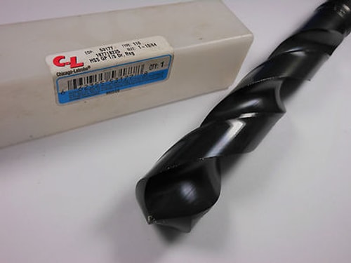 Taper Shank Drill 1-13/64" HSS 118° Oxide 7-1/2" x 13-1/8" 53177