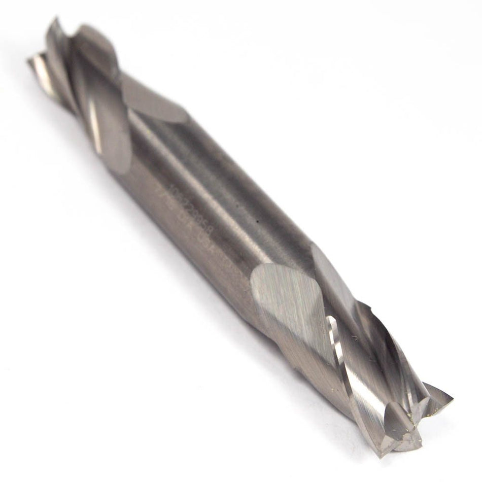 BASSETT Carbide Double Square End Mill 7/16" 4FL 52860