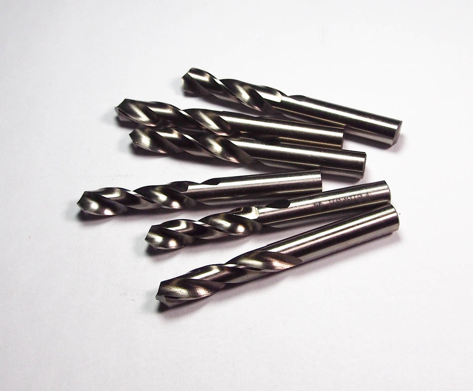 Screw Machine Drills "W" HSS 118° 1-7/8" LOC x 3-1/4" OAL USA (6 Pcs)