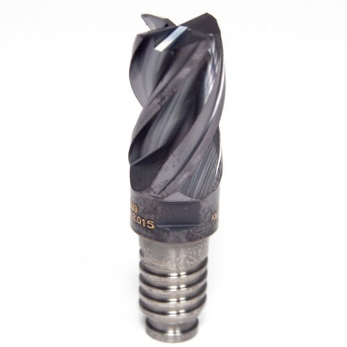 Kennametal 6072347 Corner Radius End Mill Head 3/8" 4FL AlTiN KCSM15