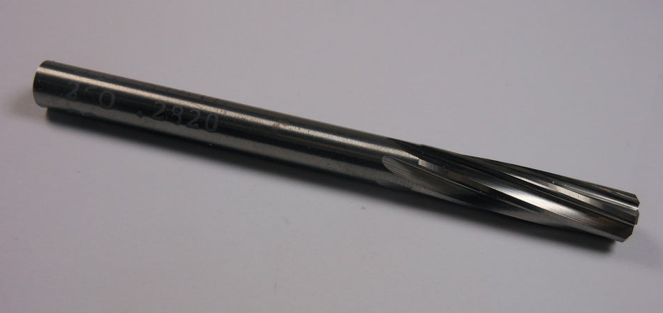 BAY STATE Carbide Spiral Chucking Reamer 0.2820" 6FL Series 260