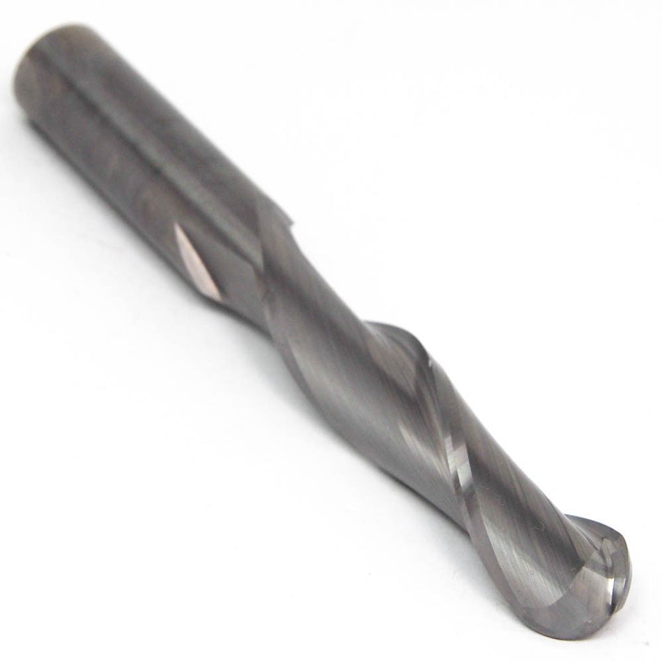 KENNAMETAL Carbide Ball End Mill 1/2" 2FL BNEC500S2200 K600 2657835
