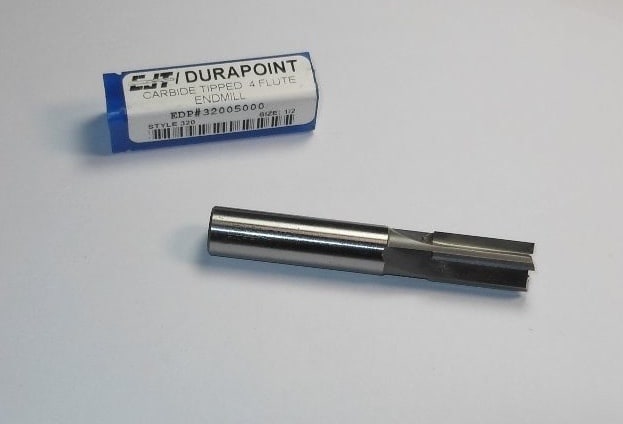 CJT Durapoint Carbide-Tipped End Mill 1/2" 4FL Series 320 35005000