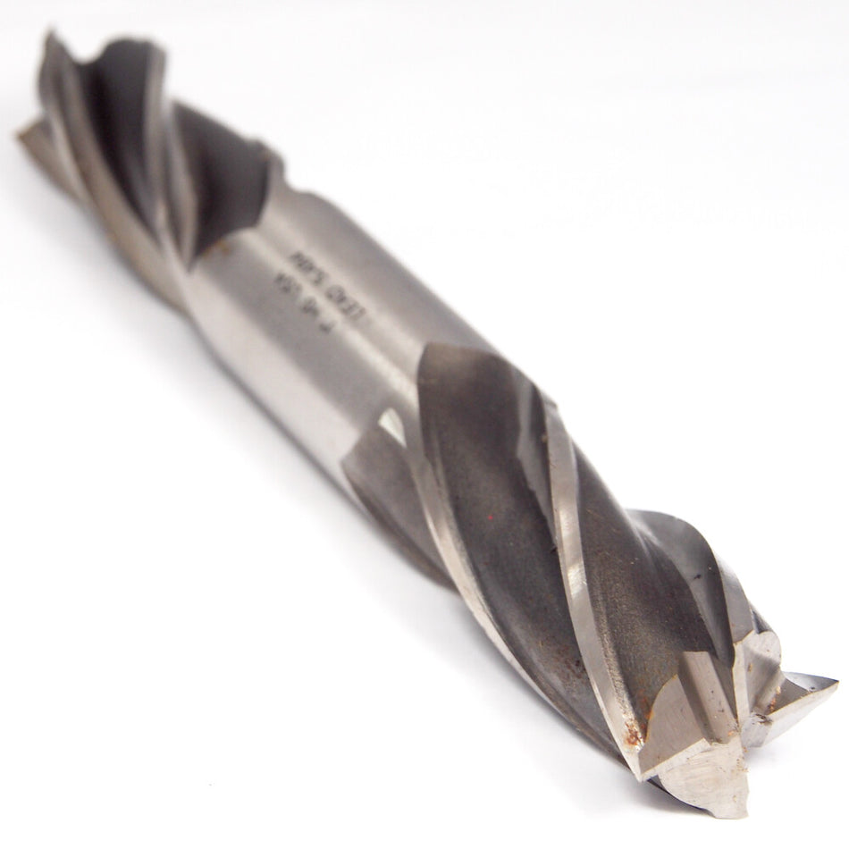 Putnam 94824 Cobalt Square Double End Mill 1" 4FL HSS Uncoated