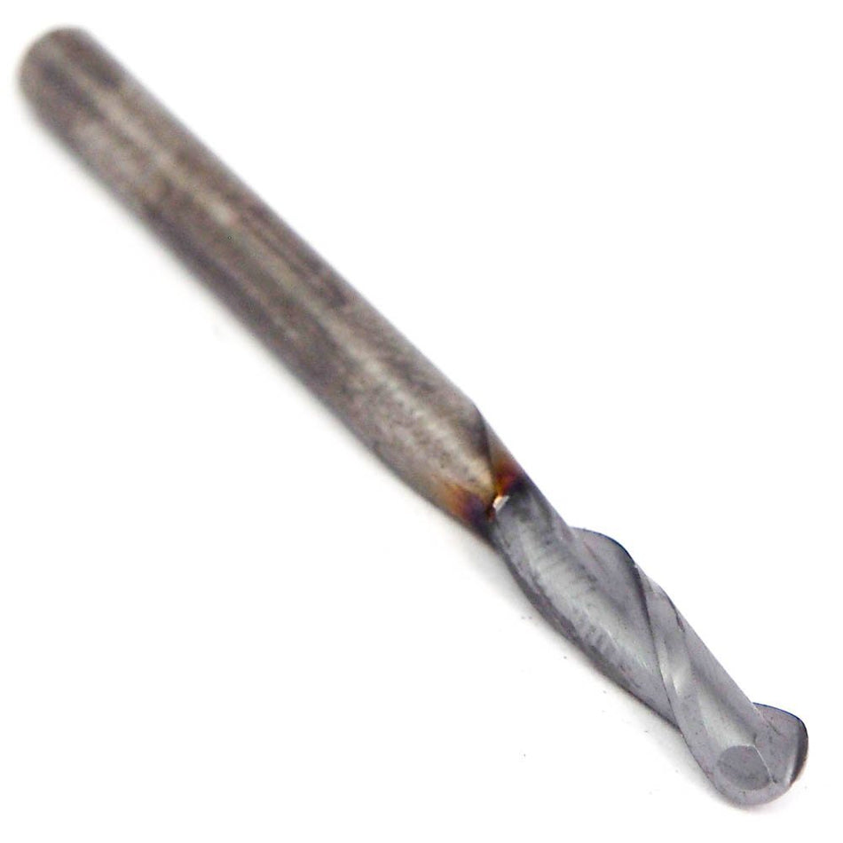 METAL REMOVAL Carbide Ball End Mill 1/8" 2FL TiCN M30585