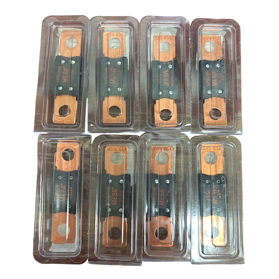 Littelfuse MEG150 2-45/64" x 3/4" 150A 32V Bolt-On Automotive Fuse (Lot of 8)