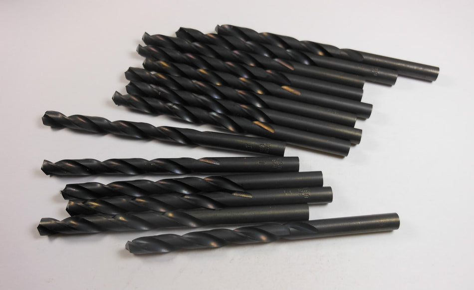 Jobber Length Drills "I" HSS 118° Oxide 2-7/8" LOC x 4-1/8" (14 Pcs)