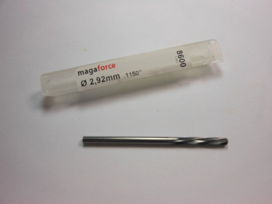 MAGAFORCE Carbide Reamer 0.1150" 6FL 19/32" x 2-1/4"