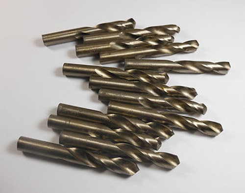 Screw Machine Drills 9.5mm HSS Oxide 135° 40mm LOC x 84mm OAL (13 Pcs)