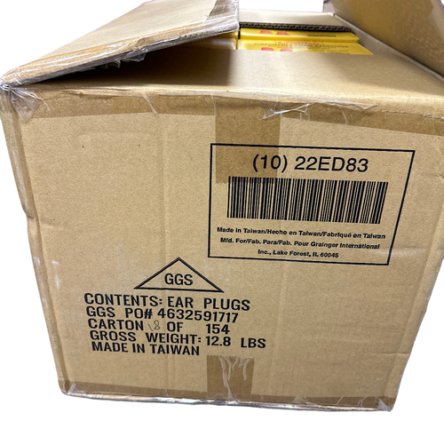 Condor 22ED83 Size M 32 dB NRR Orange Disposable Ear Plugs (Case of 2000)4