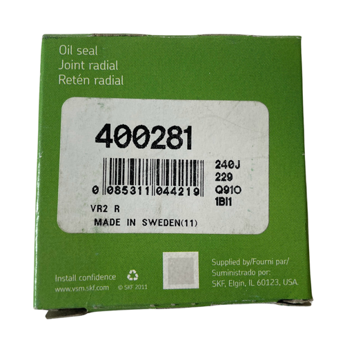SKF 400281 1.063" to 1.142" x 0.354" VR2 Nitrile Rubber Solid Oil Seal -3