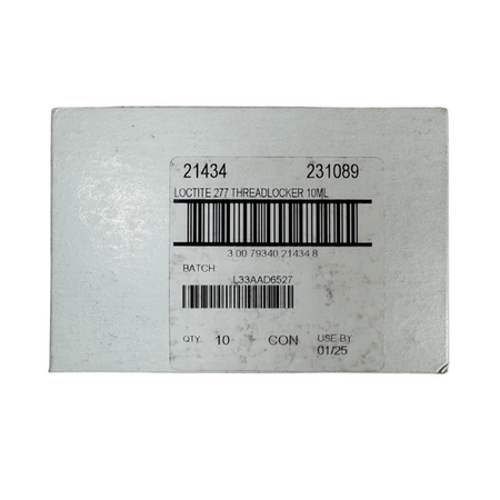 Loctite 277 0.34 Oz Red Oil Tolerant High-Strength Threadlocker (Lot of 4) -2