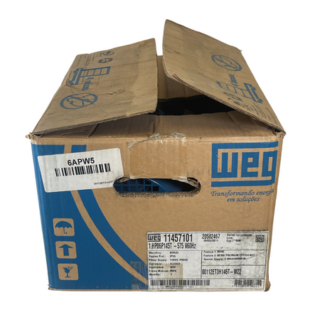 WEG 00112ET3H145T-W22 1HP 1160 RPM 3PH 575V TEFC General Purpose Motor -4