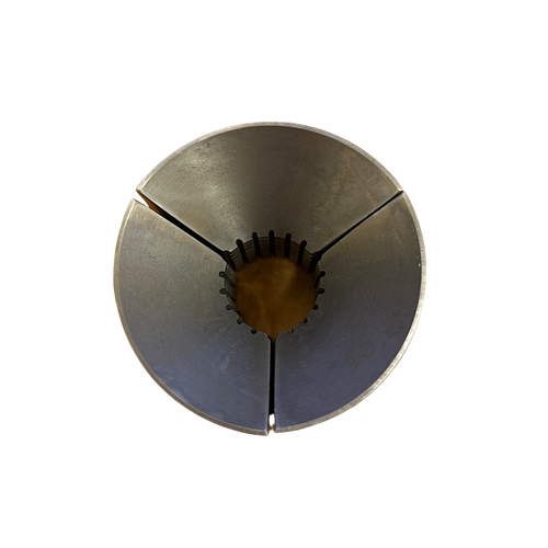 Hardinge 56090059008593 55/64" Round Serrated S20 Collet Pad -0