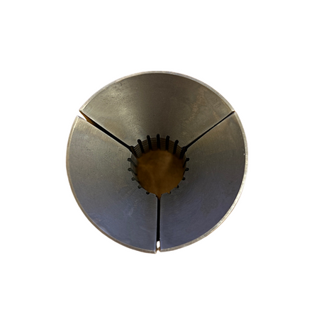 Hardinge 56090059008593 55/64" Round Serrated S20 Collet Pad -0