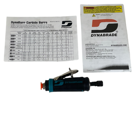 Dynabrade 48327 1/4"/6 mm Collet 0.4HP 30000 RPM Heavy Duty Die Grinder -2