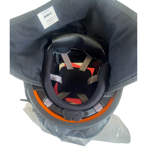 Bullard FXSORGIZ2 6-1/2 to 8 Hat Size Orange Modern Fiberglass Fire Helmet -4