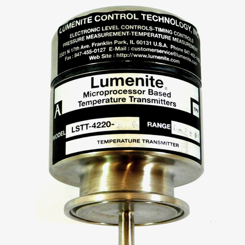 Lumenite LSTT-4220-C-1-1/2-350F Sanitary Temperature Transmitter -2