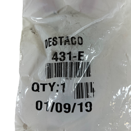 Destaco 431-E  2.92" x 0.75" 100 Lbf Max Holding Cap Steel Plier Clamp -1