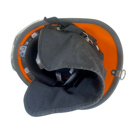 Bullard FXSORGIZ2 6-1/2 to 8 Hat Size Orange Modern Fiberglass Fire Helmet -3