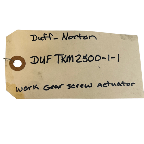 Duff-Norton TKM2500-1 1" Lift Height 1 Ton Capacity Work Gear Screw Actuator -2