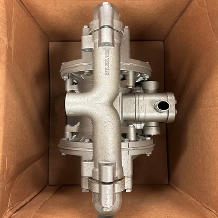 Sandpiper HDF1DB1A 1" 70 GPM 125 PSI Heavy Duty Air-Operated Flap Valve Pump -0