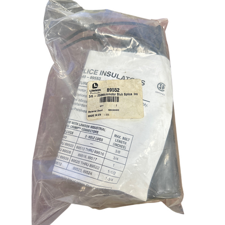 Lawson 89552 1-1/2" 3/0 to 250 MCM Motor Stub Splice Insulator1