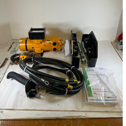 Ingersoll Rand CL250K-2C10-C6U 10 ft 550 Lb Capacity Yellow Air Chain Hoist -0