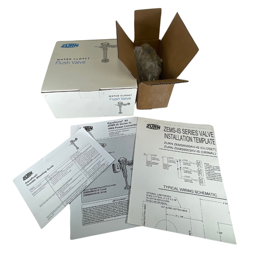 Zurn ZEMS6000PL-HET-IS 1" x 11-1/2" 1.28 GPF 80 PSI Automatic Flush Valve3