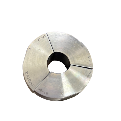 Hardinge 56090019007968 51/64" Round Smooth S20 Collet Pad1