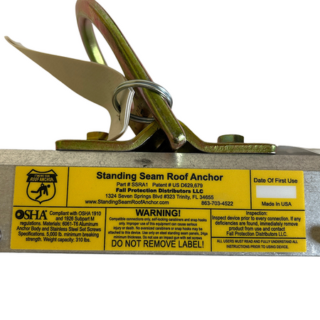 Super Anchor Safety 8510 Standing Seam Roof Anchor Kit1