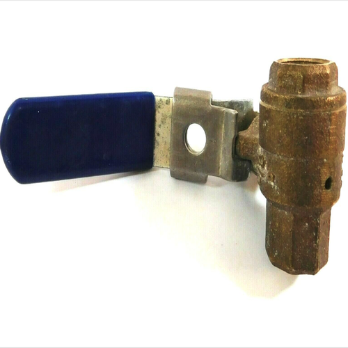 Nibco T58570 3/8" FNPT 600 PSI 2-Piece Bronze Inline Ball Valve -1