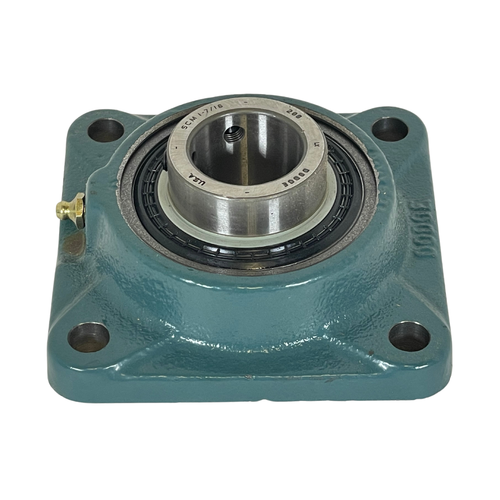 Dodge 126187 1-7/16" Set Screw Locking 4-Bolt Flange Ball Bearing0