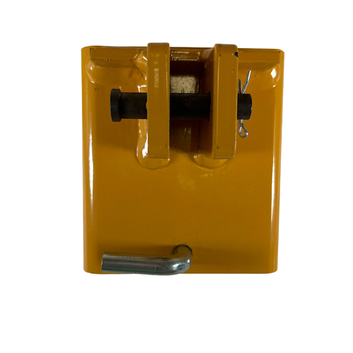 Caldwell 5S-1-1/2-4 4-1/2" x 10-1/4" 3000 Lb Cap Steel Forklift Lifting Hook -3