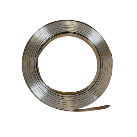 Strapbinder BLJOX0630S 3/4” x 100’ x 0.03” Grade 201 Stainless Steel Banding -0