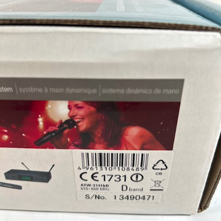 Audio-Technica ATW-3141bD Handheld Wireless System with Dynamic Mic -3