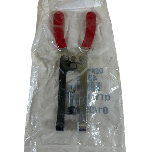 Destaco 431-E  2.92" x 0.75" 100 Lbf Max Holding Cap Steel Plier Clamp -2