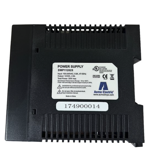 ACME Electric DMP112025 90 to 254VAC/12VDC 30W DIN Rail DC Power Supply -2