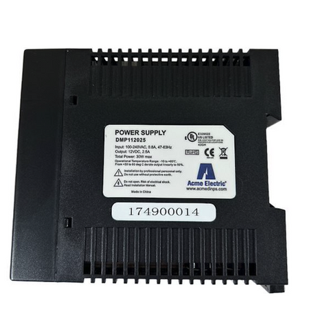 ACME Electric DMP112025 90 to 254VAC/12VDC 30W DIN Rail DC Power Supply -2