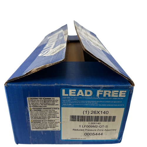 Watts 1 LF009M2-QT-S 1" Bronze Reduced Pressure Zone Backflow Preventer -4