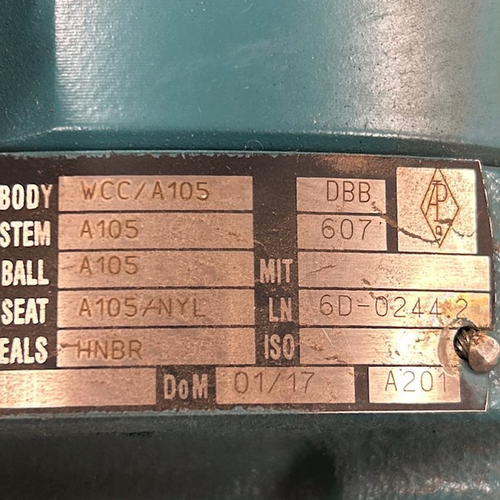 Cameron WKM 370D6 2" x 2" Class 150 24YRF24 Trunnion Mounted Ball Valve -3