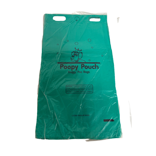 Poopy Pouch PP-H-200 8" x 13" 1 Gal Unscented Pet Waste Bags (Case of 2400) -0