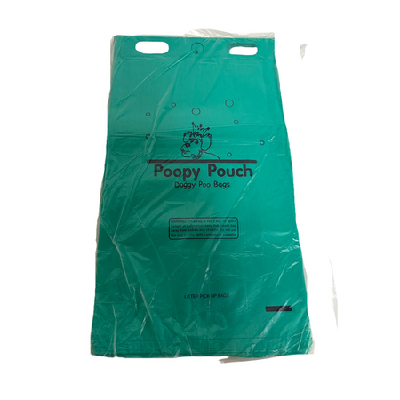 Poopy Pouch PP-H-200 8" x 13" 1 Gal Unscented Pet Waste Bags (Case of 2400) -0